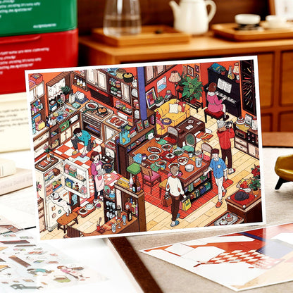MBTI Home 3D Sticker | 2 Cute Miniature Scenes