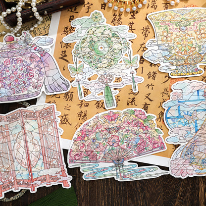 Antique Restoration 3D Sticker | 6 Cute Miniature Scene