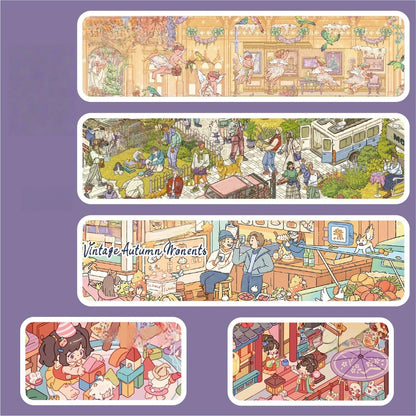Everyday Scenes 3D Sticker | 5 Cute Miniature Scenes