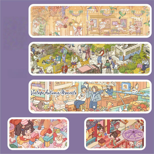Everyday Scenes 3D Sticker | 5 Cute Miniature Scenes