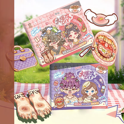 Dramatic Dress Up 3D Sticker Book