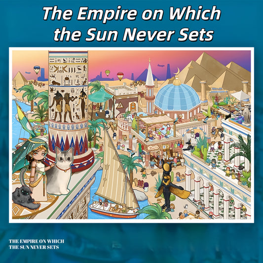 The Empire on Which the Sun Never Sets 3D Sticker