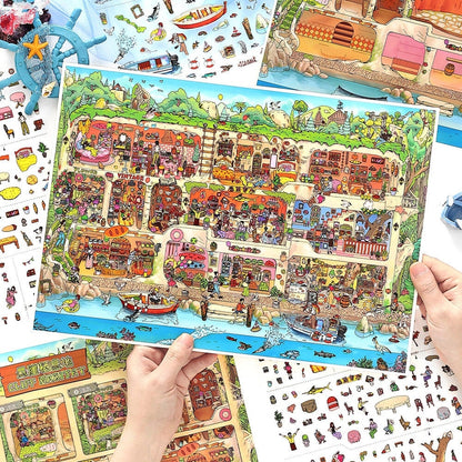 Cliff Habitat 3D Sticker