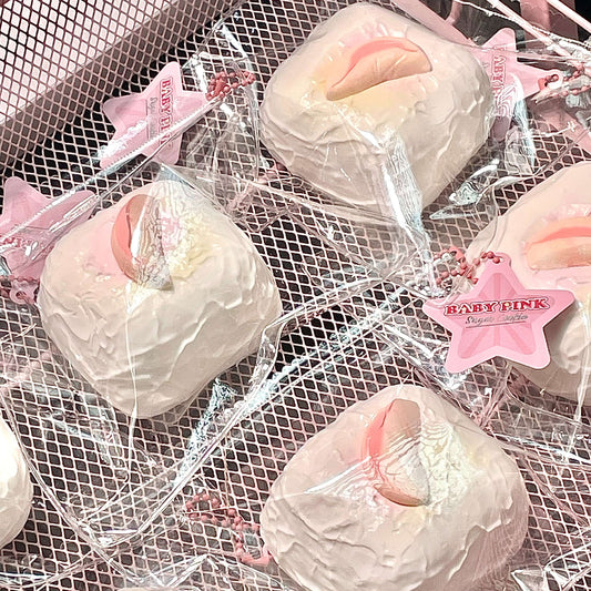 Peach Milk Puff Squishy