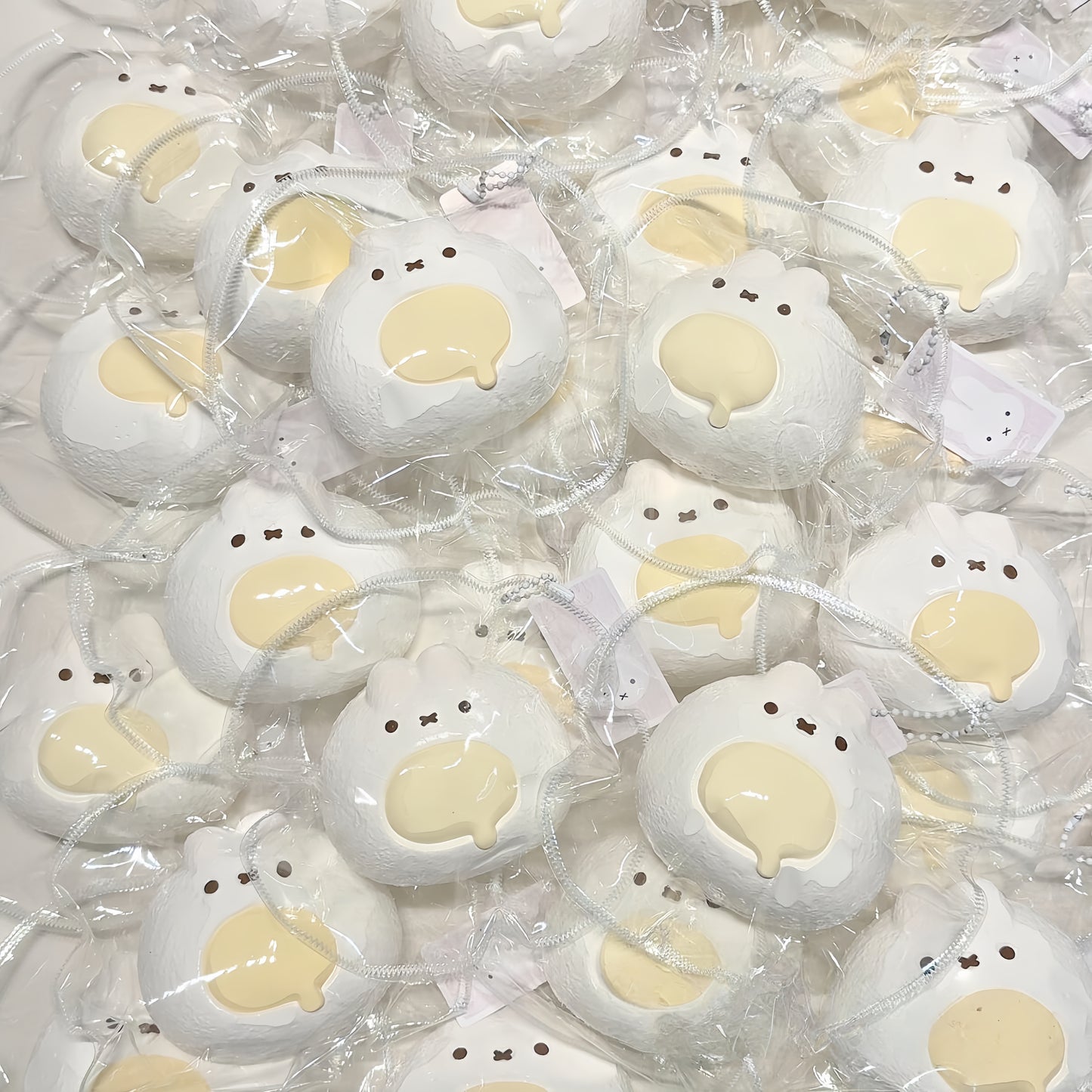 Bunny Custard Bun Squishy