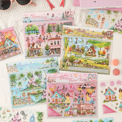 Scenery and Beauty 3D Sticker | 4 Cute Miniature Scene