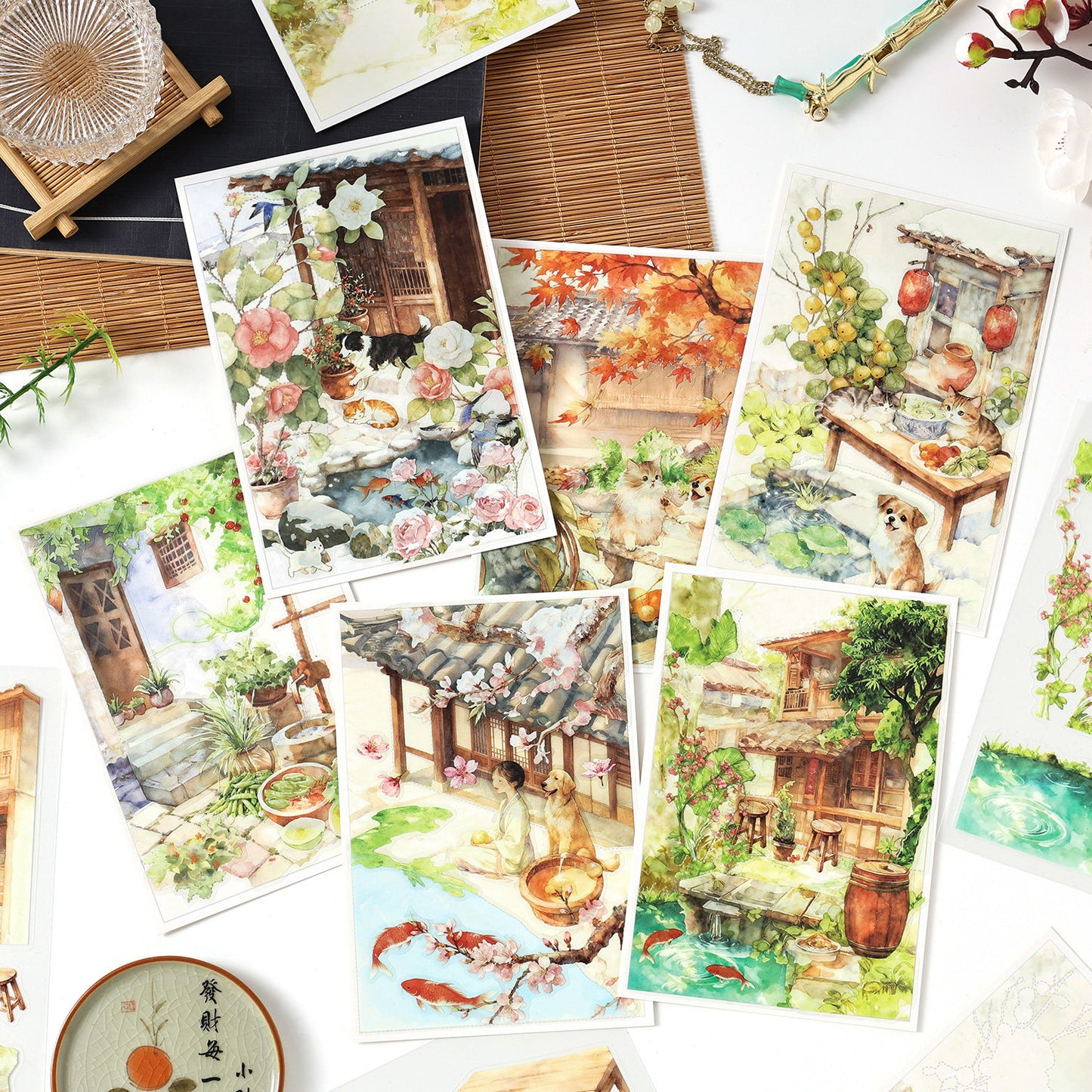 Leisure Daily 3D Sticker | 6 Cute Miniature Scenes