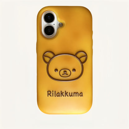 Little Bear Toast Silicone Phone Case