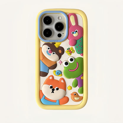 Cute Cartoon Animals Silicone Phone Case