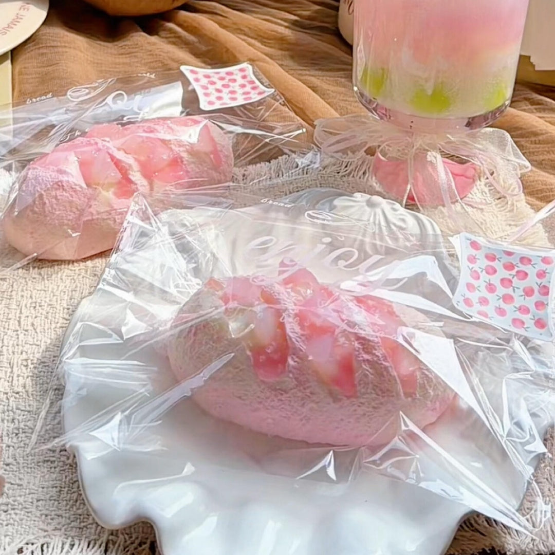 Peach Cream Mini Baguette Squishy