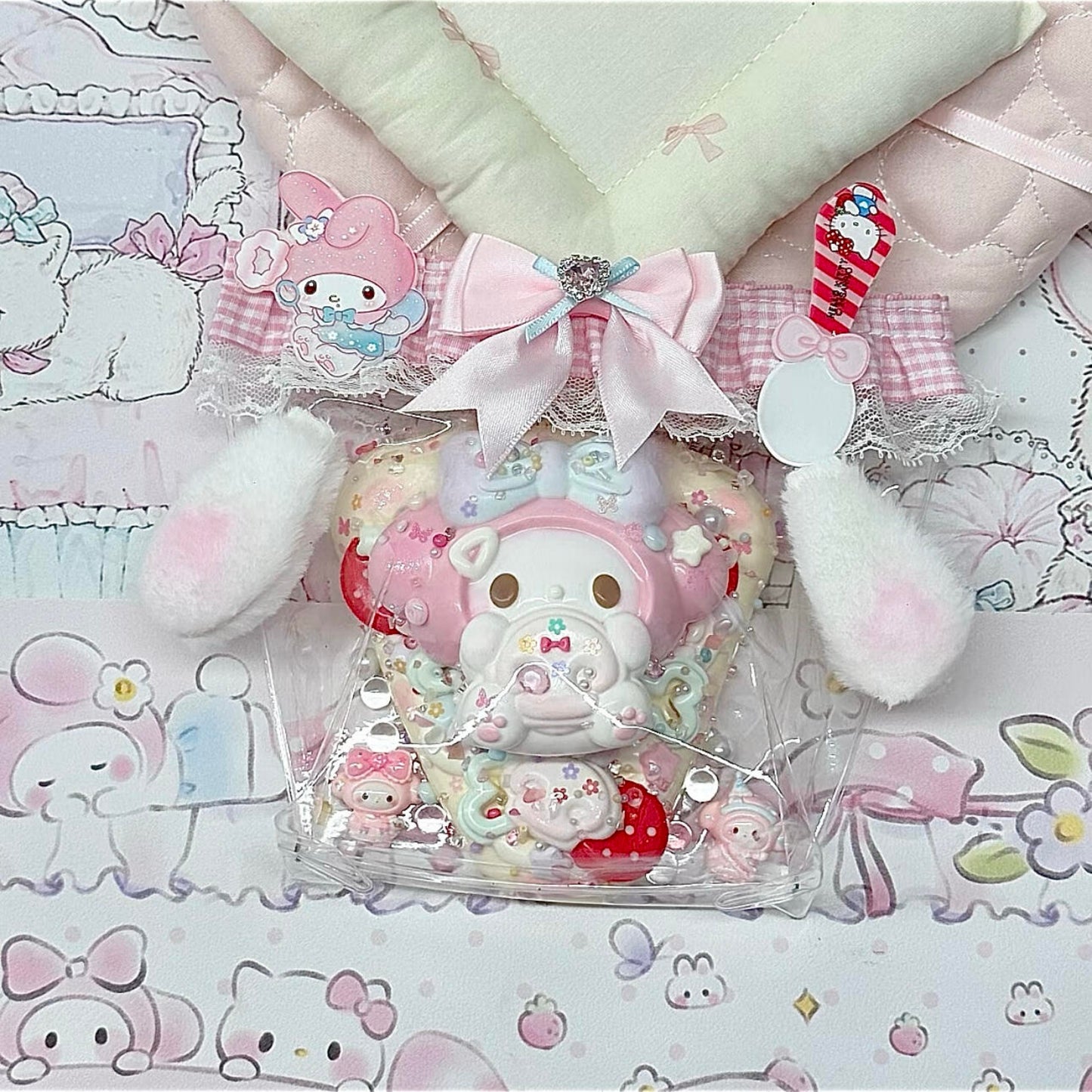 Cute Bunny Pizza Squishy