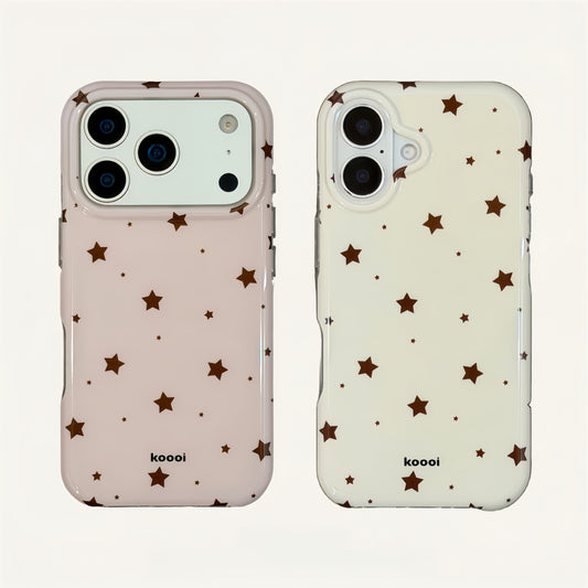 Simple Star Design Acrylic Phone Case