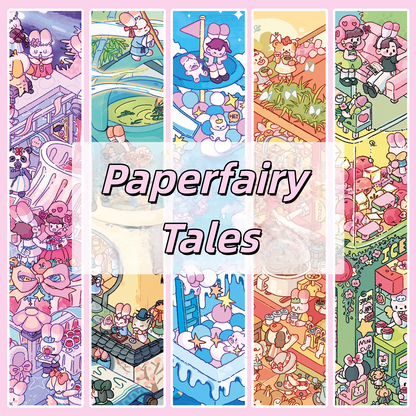 Paperfairy Tale 3D Sticker | 5 Cute Miniature Scenes