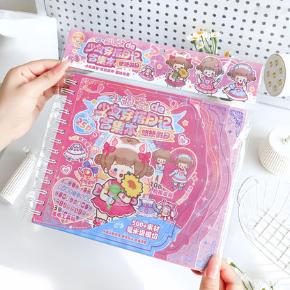 Little Girl’s Wardrobe 3D Sticker Book