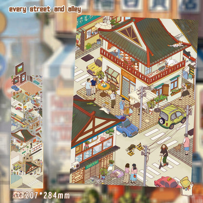Every Street and Alley 3D Sticker