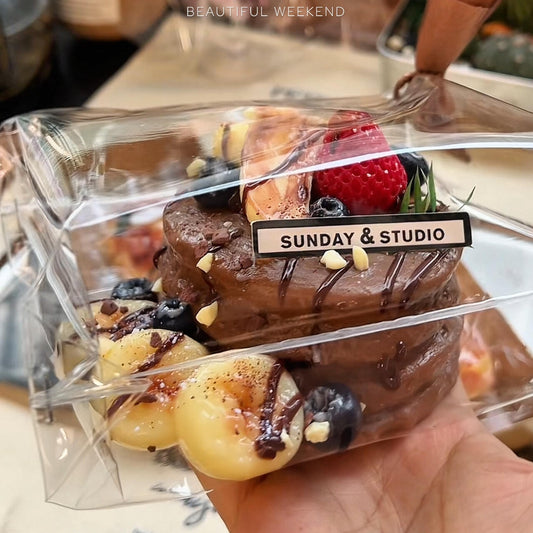 Banana Chocolate Fruit Big Pancake Squishy