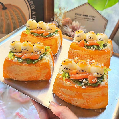 Seal Salmon Sandwich Squishy