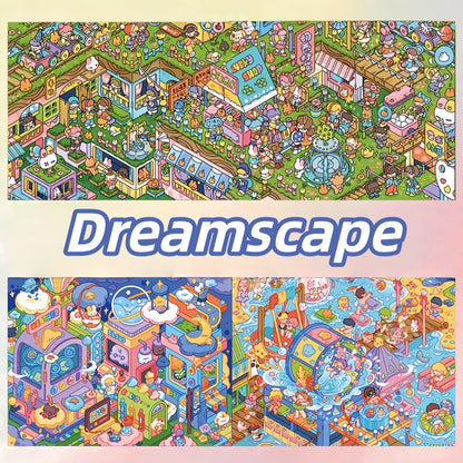 Dreamscape 3D Sticker | 4 Cute Miniature Scenes