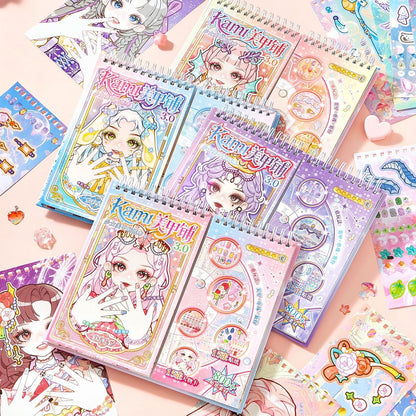Girl’s Nail Shop 3D Sticker Book