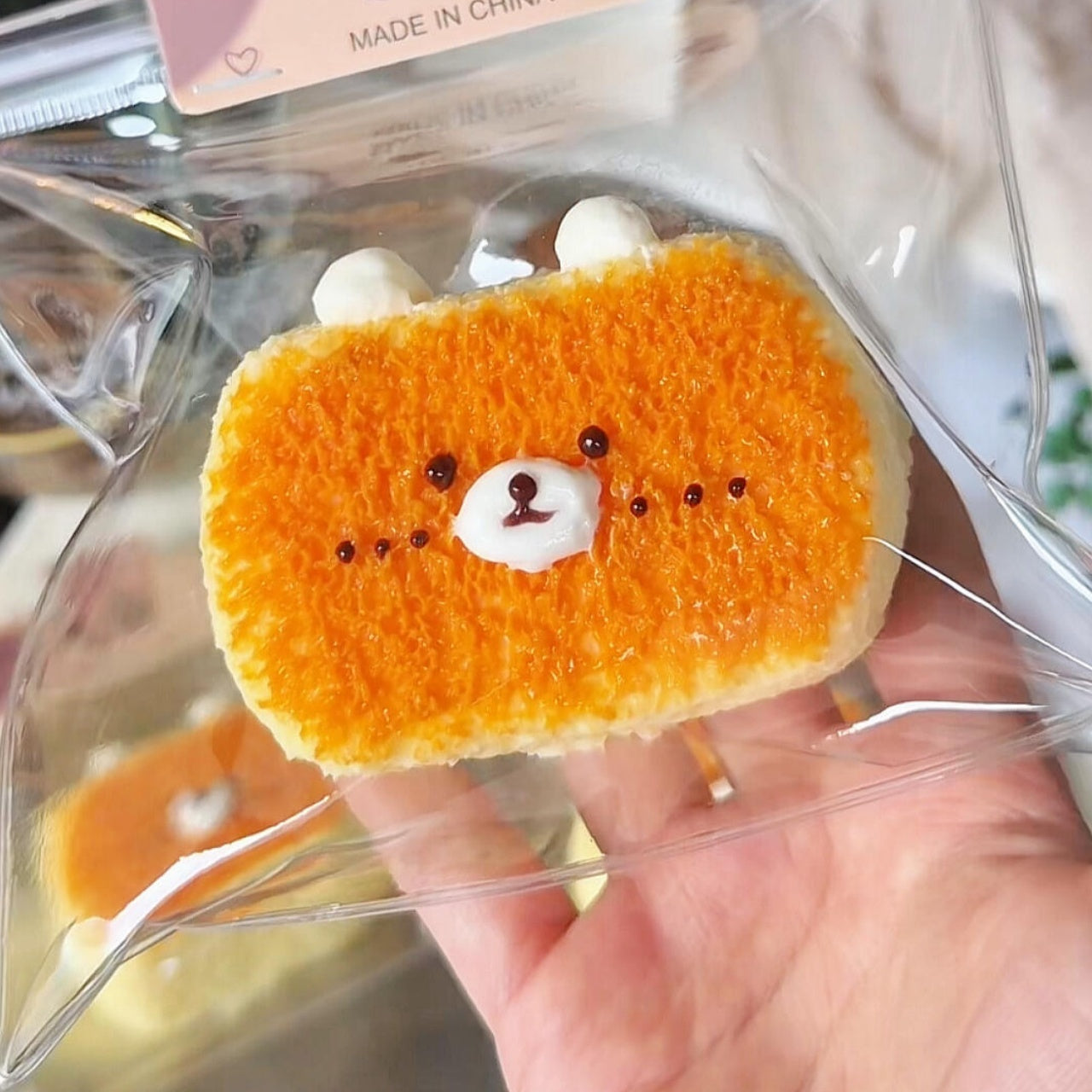 Bear Half-Baked Cheese Bread Squishy