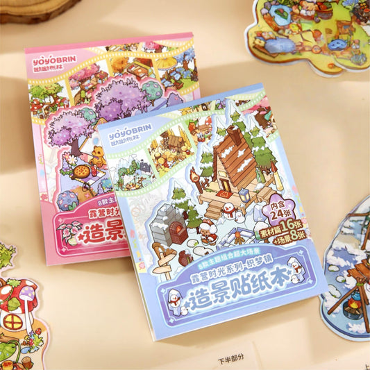 Camping Time 3D Sticker Book