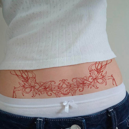 Rosethorn Ritual Temporary Tattoo