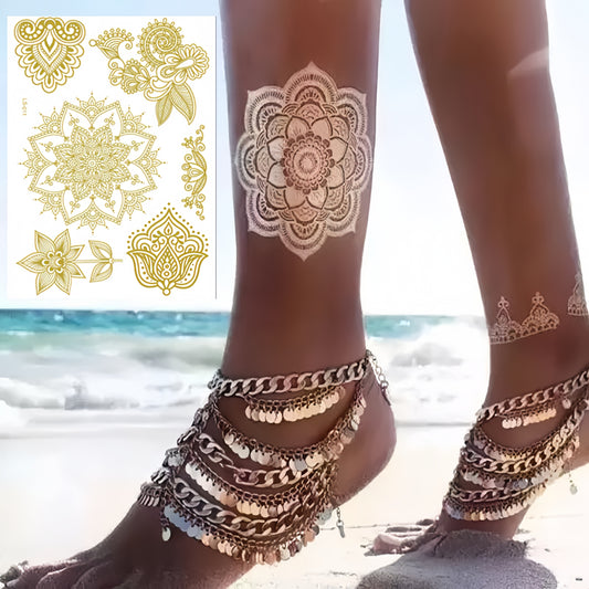 Lace Whispers Temporary Tattoo