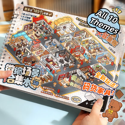 Fun Cubicles 3D Sticker Book