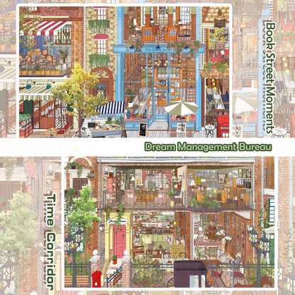 Dream Management Bureau 3D Sticker | 2 Cute Miniature Scenes