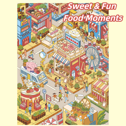 Sweet Seasons 3D Sticker | 5 Cute Miniature Scenes