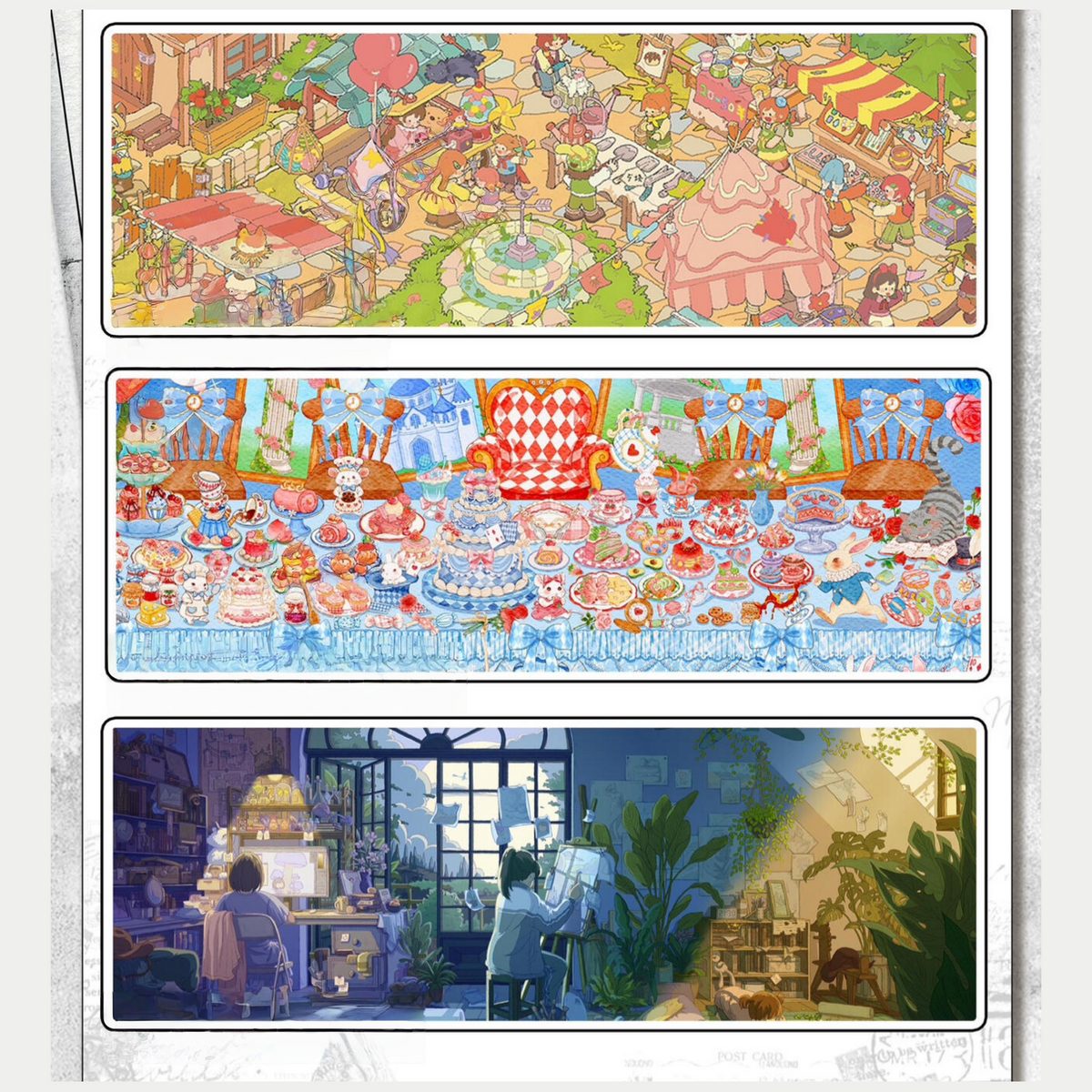 Storybook Scenes 3D Sticker | 3 Cute Miniature Scenes