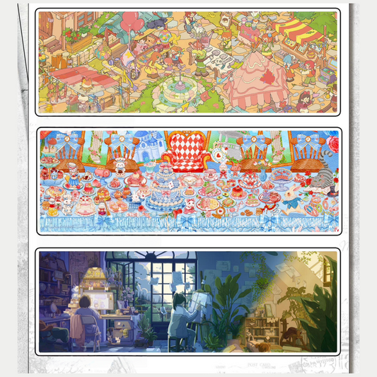 Storybook Scenes 3D Sticker | 3 Cute Miniature Scenes