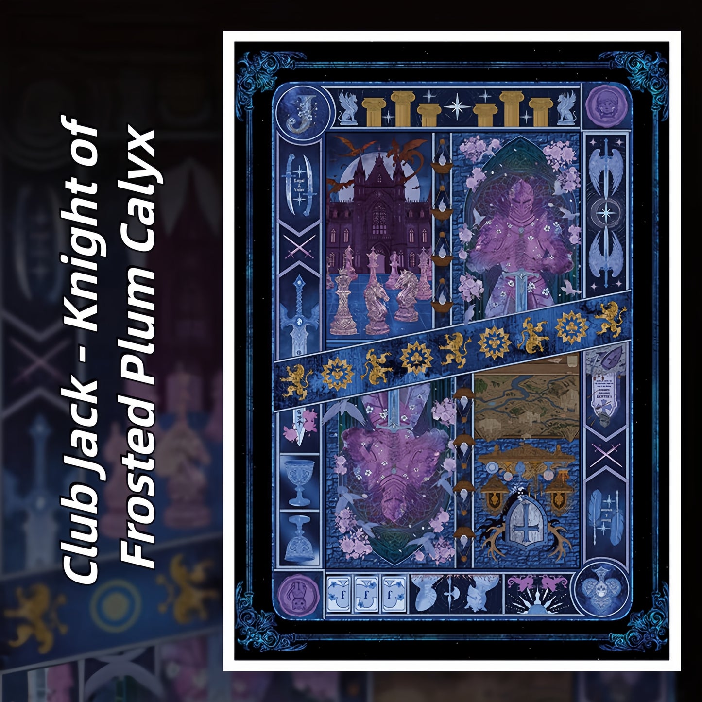 Club Jack - Knight of Frosted Plum Calyx 3D Sticker