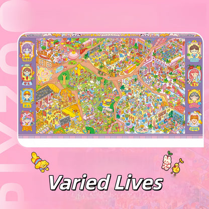 Pixel Zoo 3D Sticker | 2 Cute Miniature Scenes