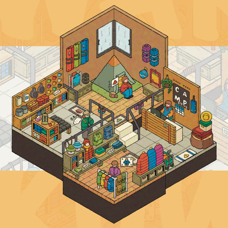 Little House 3D Sticker | 3 Cute Miniature Scenes