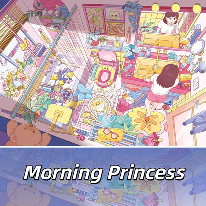 Morning Routine 3D Sticker | 2 Cute Miniature Scenes