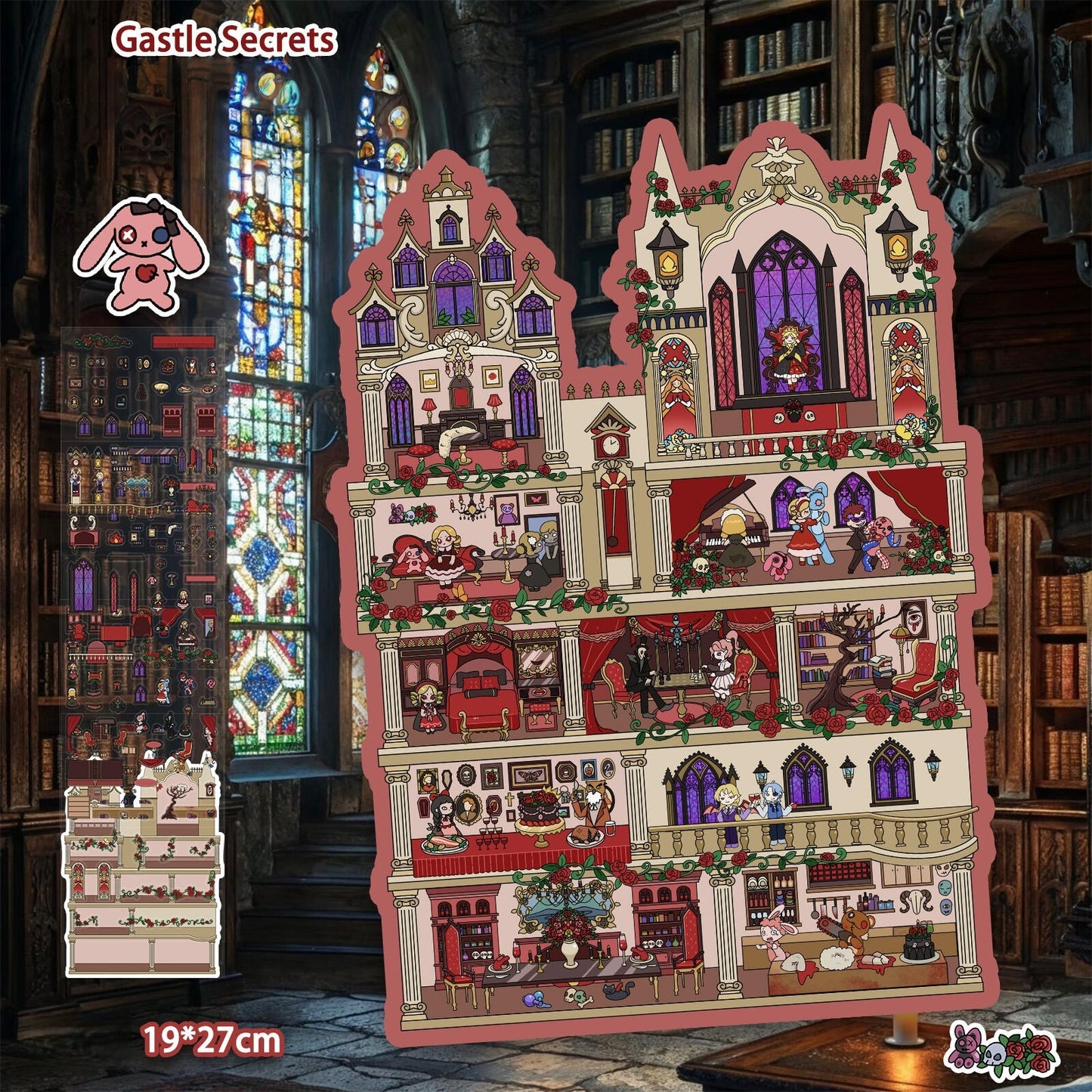 Gastle Secrets 3D Sticker