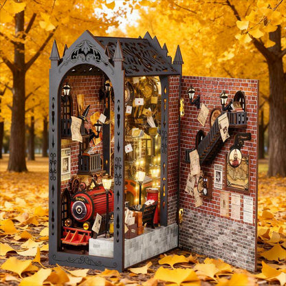 Train Platform DIY Miniature House - English Instructions
