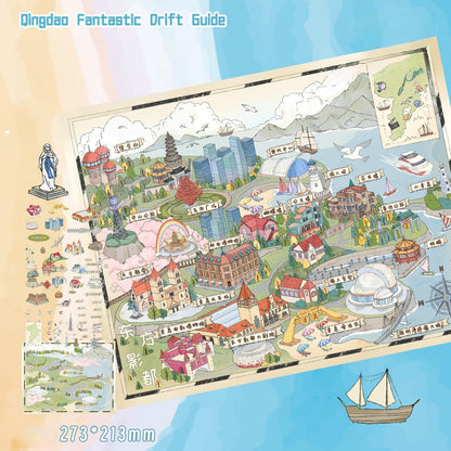 Qingdao Fantastic Drift Guide 3D Sticker
