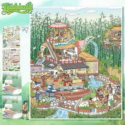 Cozy Time 3D Sticker | 2 Cute Miniature Scenes