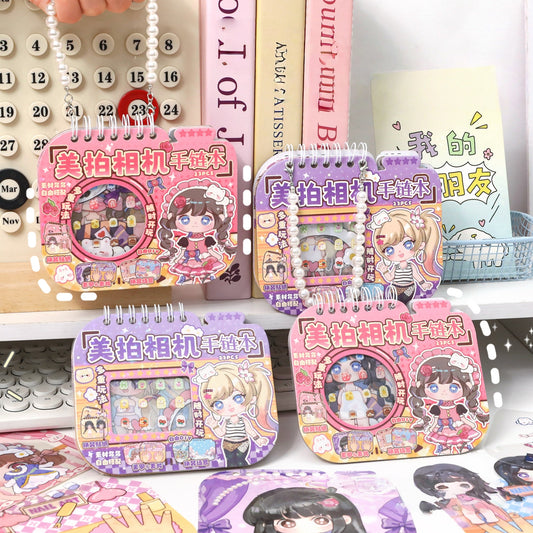 Dress Up Bracelet Notebook 3D Sticker Book