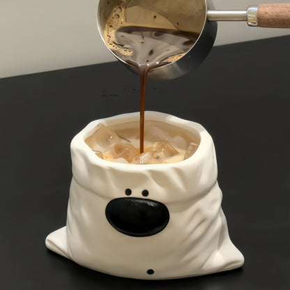 Puppy Tote Bag Ceramic Mug