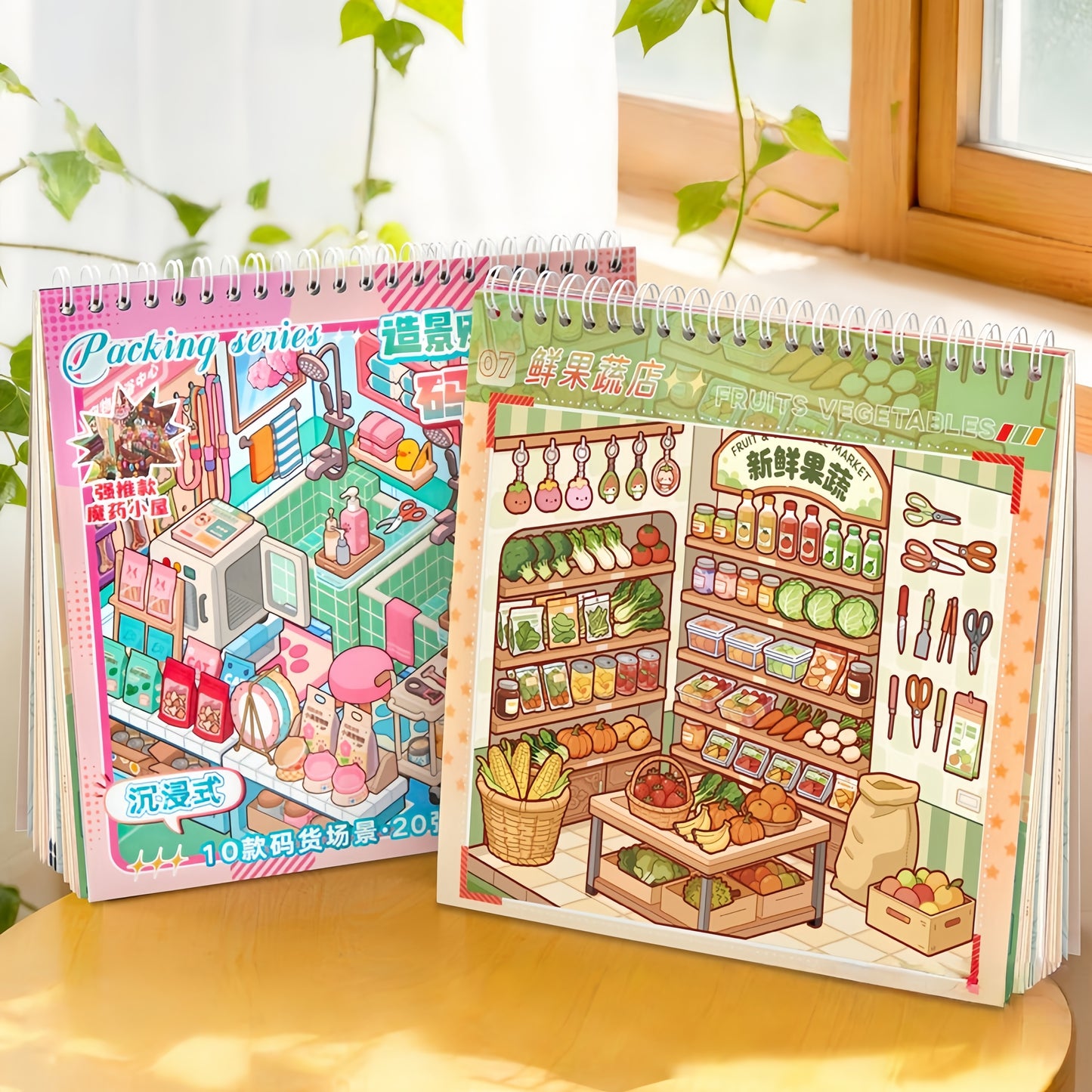 Shelf Display 3D Sticker Book