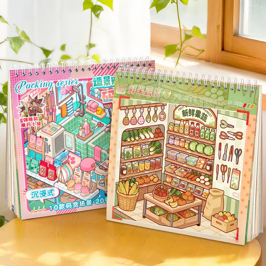 Shelf Display 3D Sticker Book