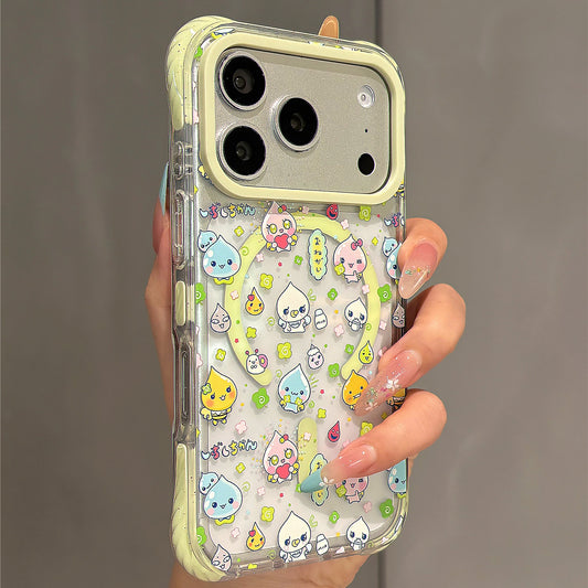 Four-Leaf Clover Little Raindrop Acrylic Phone Case