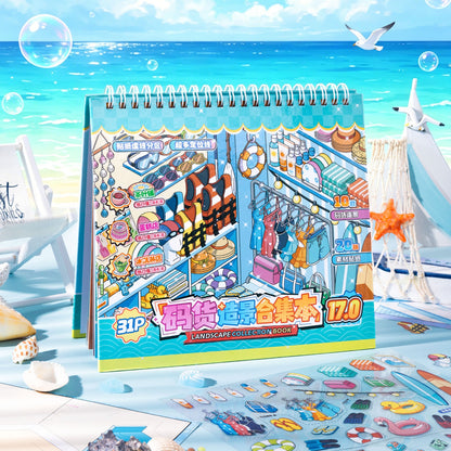 Shelf Display 3D Sticker Book