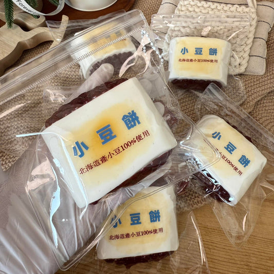 Red Bean Glutinous Rice Cake Squishy