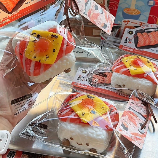 Salmon Cheese Sushi Baby Squishy