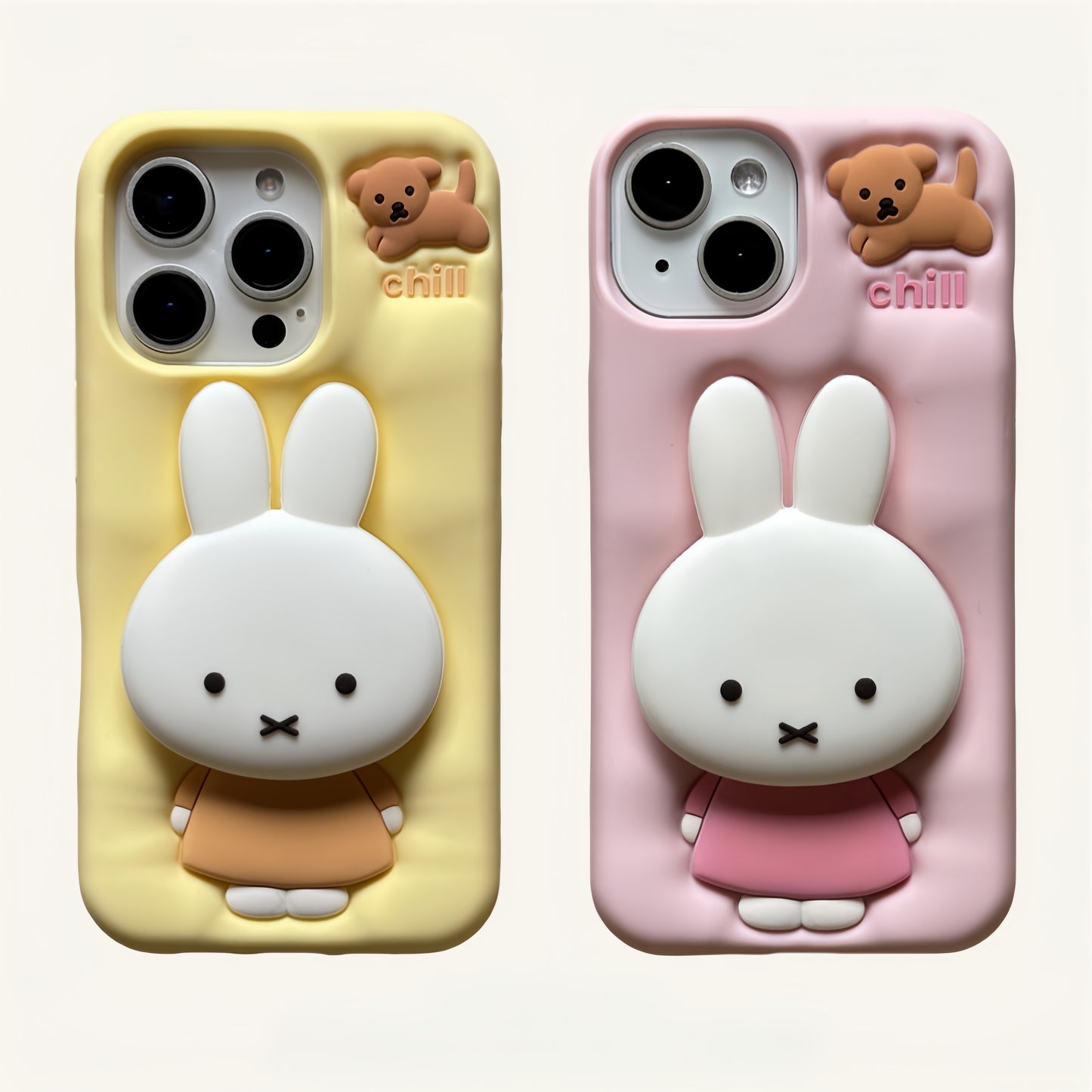 Bunny Stand Silicone Phone Case