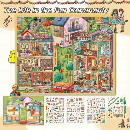 The Life in the Fun Community 3D Sticker